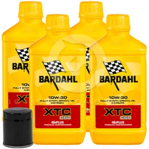 Kit De Cambio De Aceite Bardahl XTC C60 10W30 + Filtro Triumph 650 Daytona 2006 - Imagen 1 de 3