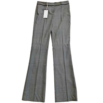 Hugo Boss Tulea Pantalón Acampanado Lana Elástica Gris Oscuro Talla 2 (30x35) Foto 1 de 4