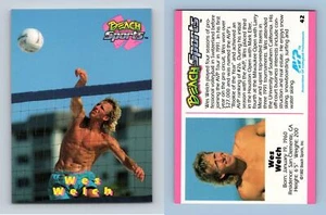 Wes Welch #42 Beach Sports 1992 Volleyball Trading Card - Picture 1 of 1