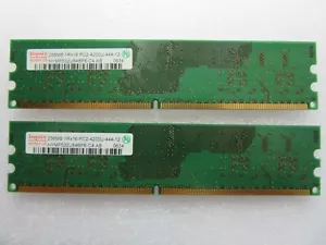 1 x Hynix 256MB PC2-4200U DDR2 Desktop PC Memory 533MHz HYMP532U64BP6 - Picture 1 of 2