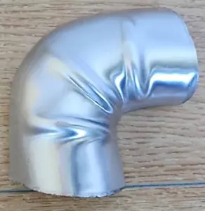 Insul-Mate Aluminum Pipe Elbow Cover LR 1/2 x 1/2 - 3/4 x 1/2 QT 11 - Picture 1 of 4