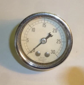 Einbau Anzeige Instrument Messgerät Druck , PSI ; kPa 0 - 30 , Metallgehäuse - Picture 1 of 2