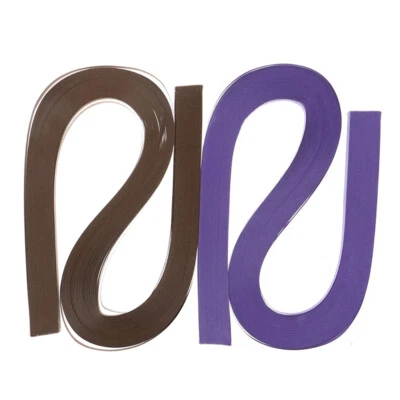 120Pcs/set Paper Quilling Strips Set 5mm 53cm Paper For Craft DIY Quilling .^Y7 - image 1 of 4