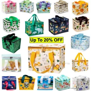 Children's Kids Adult Lunch Bags Insulated Cool Bag Picnic Bags School Lunchbox - Picture 1 of 229