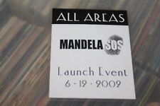 Nelson Mandela 2002 Launch Event - Laminated Backstage Pass  - FREE SHIPPING -
