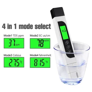 Wasserhärte-Tester, digitales Wasserqualitäts-Testgerät mit sofortiger Anzeig - Bild 1 von 7