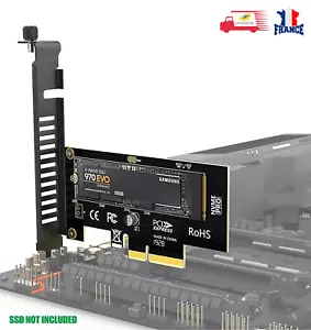 Carte Express M Key M.2 NVMe SSD vers PCIE 3.0 X4, SSD 2280 2260 2242 2230 - Picture 1 of 6