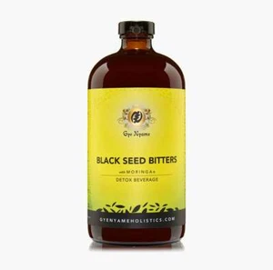 Gye Nyame Black Seed Bitters with Moringa -32 fl oz - Picture 1 of 2