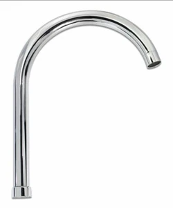 CANNA DI RICAMBIO MISCELATORE RUBINETTO CUCINA LAVELLO CANNA ALTA CROMATO 30CM - Foto 1 di 4