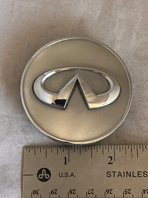Infiniti Q50 QX70 QX50 Q70 Wheel Textured Chrome Center Hub Cap 40343 1CA4A Foto 1 de 4