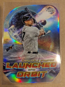 2023 Topps Cosmic Chrome Launched Into Orbit #LIO15 Giancarlo Stanton - NM - Picture 1 of 1