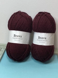 Knit Picks Brava Worsted yarn, Color: Currant 2 Skeins - Picture 1 of 6