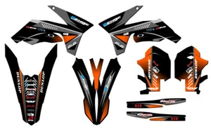 2011-2012 SX SURGE Black Senge Graphics Kit Compatible with KTM - Picture 1 of 10