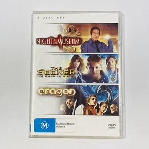 Night At The Museum + The Seeker: The Dark Is Rising + Eragon DVD (Region 4) VGC - Picture 1 of 1