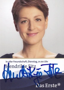 Autogramm - Hendrikje Fitz (In aller Freundschaft) - Bild 1 von 1