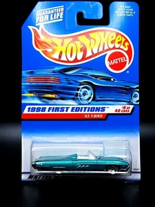 Hot Wheels 1998 First Editions '65 T-Bird Thunderbird grün blau Autokarte - Bild 1 von 6