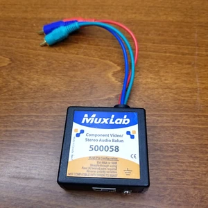 MuxLab Component Video/Stereo Audio Balun 500058 RJ45 Pin Konfiguration - Bild 1 von 8
