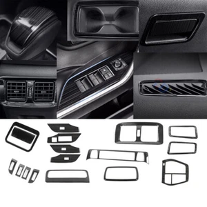 For Toyota RAV4 2019-2023 Black Car Interior Decoration Full Set Panel trim kit - Picture 1 of 8