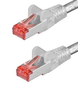CAT6 Patchkabel Netzwerkkabel Ethernet CU Kupfer 250MHz DSL LAN S/FTP 0,25m-50m - Bild 1 von 12