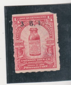 Scott # RS280 Precancel 3B1 Private Die Medicine Emerson Drug Hyphen Perf 7 MNG - Picture 1 of 4