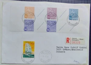 Finland . Used. Scott's 464c. on cover. Coat of Arms.  sal's stamp store - Bild 1 von 3