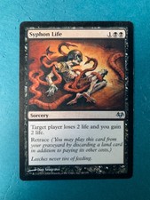 1 X Syphon Life, Eventide, Magic the Gathering, MTG, NM