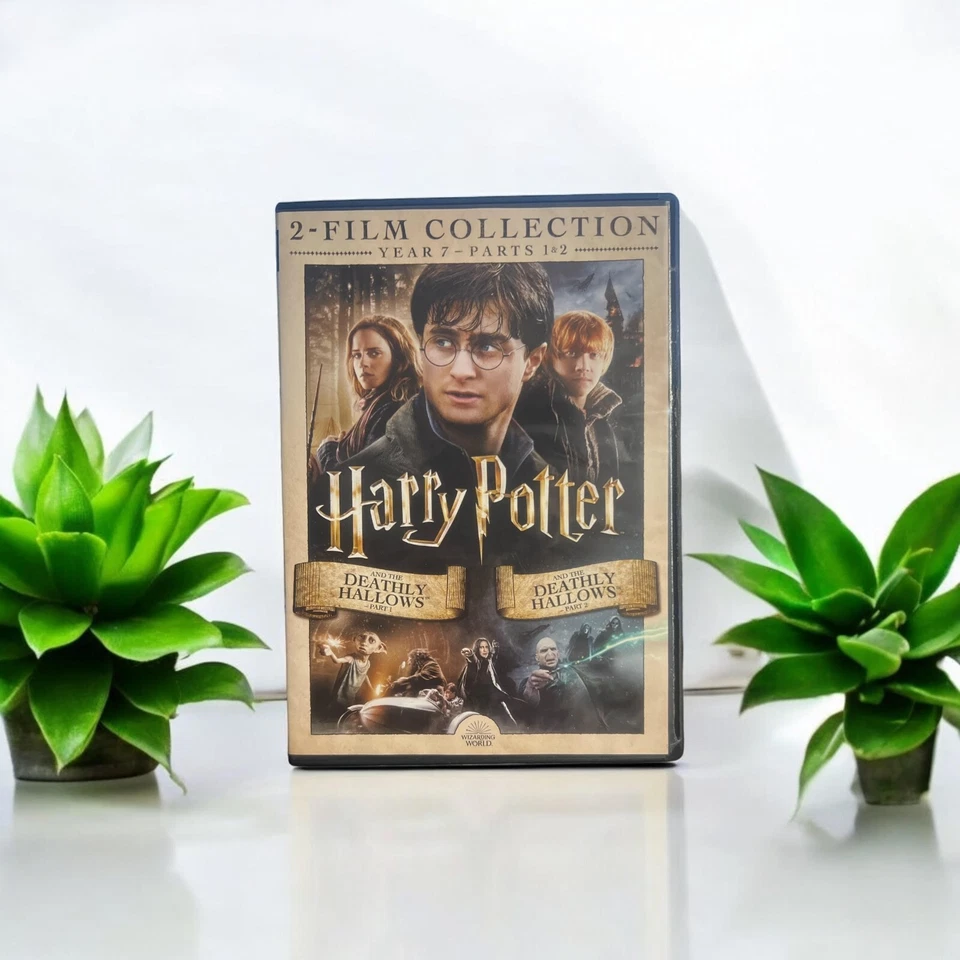 Harry potter death hallows PART ONE AND TWO! LIKE NEW!!  - Image 1 of 3