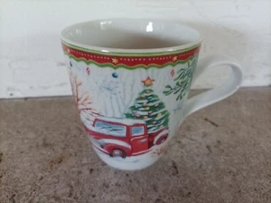 # 1 tazza con manico 0,4 tazza di Natale (auto di Natale) di Seltmann Weiden - Foto 1 di 5