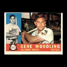 Gene Woodling 1960 Topps Baltimore Orioles #190 Great Set Filler! Look