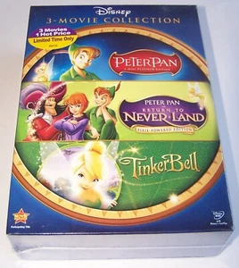Peter Pan, Return to Never-Land & Tinker-Bell (DVD, 2008, 3-Movie Gift Set)  - Picture 1 of 2