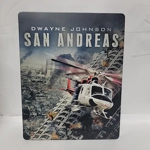San Andreas (Blu-ray 2015, 2-Disc Set Steelbook) Dwayne Johnson - Foto 1 di 2