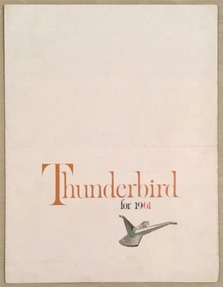 FORD THUNDERBIRD USA Car Sales Brochure For 1961 #FDC 6141 - Image 1 of 3