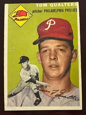 1954 Topps Tom Qualters Rookie Card #174 (G-VG) (See description) - Image 1 of 4