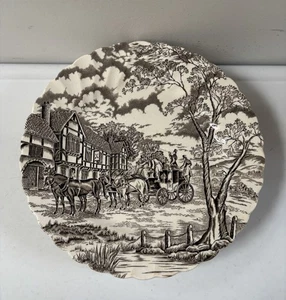 6 Royal Mail Fine Staffordshire Ironstone Dinner Plates 10” England - Picture 1 of 4