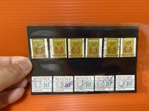 Singapore Small Group Revenue Stamps Free Shipping A2 - Picture 1 of 3
