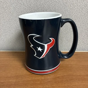 🏈 NFL OFFIZIELLE HOUSTON TEXANS FOOTBALL 14 OZ GEFORMTE RELIEF TASSE KAFFEE TEE TASSE - Bild 1 von 7