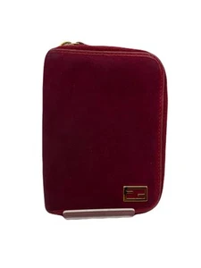 Fendi Wallet Leather Pink USED E0115-36 - Picture 1 of 20