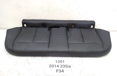 ✅ Cojín asiento inferior trasero cuero negro 14-16 OEM BMW F34 GT 328 335 Foto 1 de 4