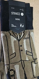 Stance x The Office BEST SOCKS IN THE OFFICE AWARD Dunder Mifflin NWT Mens Sz L - Picture 1 of 5