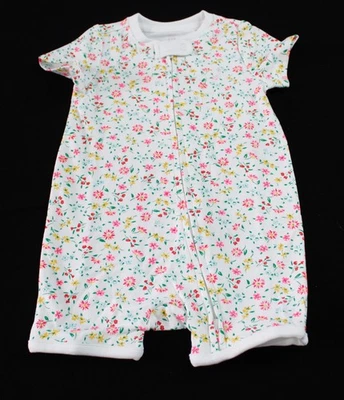 Gap Bebé Niña Favoritos Corto Una Pieza EJ3 Nuevo Blanco Floral Talla 3-6M Nuevo Con Etiquetas Foto 1 de 3
