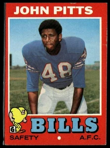 1971 Topps #163 John Pitts - Foto 1 di 2