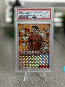 2021-22 Mosaic FIFA Road to World Cup โฝ๏ธ Pau Torres - 19/50 PSA 10 ๐ช๐ธ๐ - Picture 1 of 4
