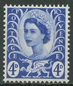 Großbritannien-Wales 1966 Königin Elisabeth II. 4 x postfrisch - Picture 1 of 1