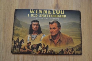 WINNETOU Blechschild - Retro - Vintage - Filmplakat - Deko - Bild 1 von 1