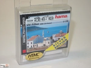 UV Protection Filter Htmc Remunerated Hama 390 (0-Haze) 28 MM Silver Edition - Picture 1 of 2