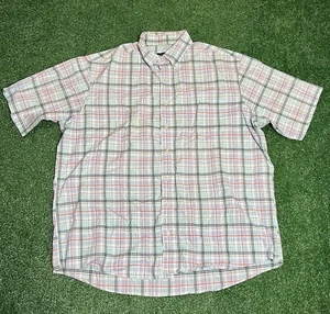 Jos. A. Bank Men's 100% Cotton Dress Shirt Blue X-Large Plaid - Picture 1 of 5