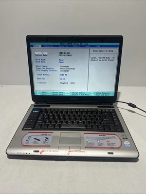 Toshiba Satellite A135 15" Laptop Intel Pentium 2gb Ram No Drives Boots Bios - Image 1 of 4