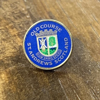 Marcador de golf vintage raro St. Andrews Old Course 3/4" vástago de latón - Fife, Escocia Foto 1 de 3