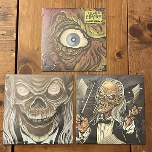 Tales From The Crypt- set of 3 MONDO 7" records w/ original artwork NEW SEALED! - Imagen 1 de 7