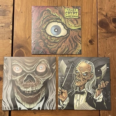 Tales From The Crypt- set of 3 MONDO 7" records w/ original artwork NEW SEALED! - Image 1 of 4